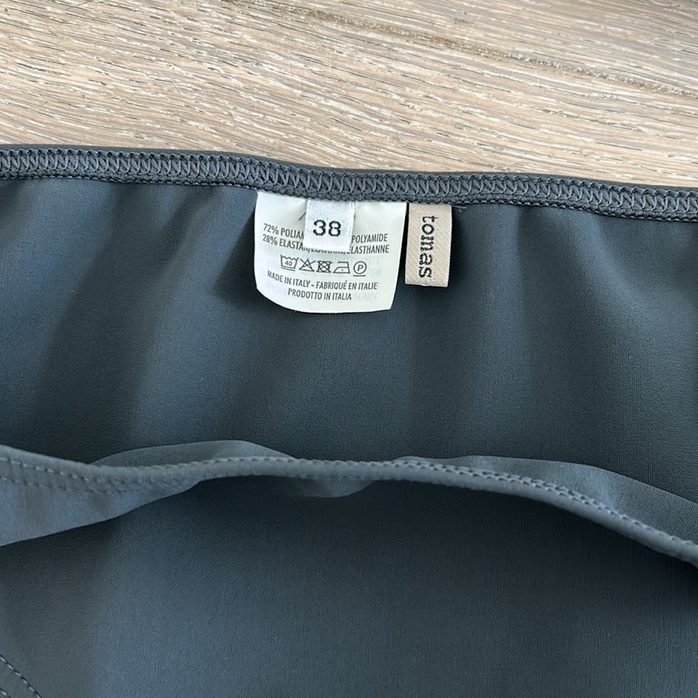 Tomas Maier Grey Bikini Size 38 - Picture 5 of 5